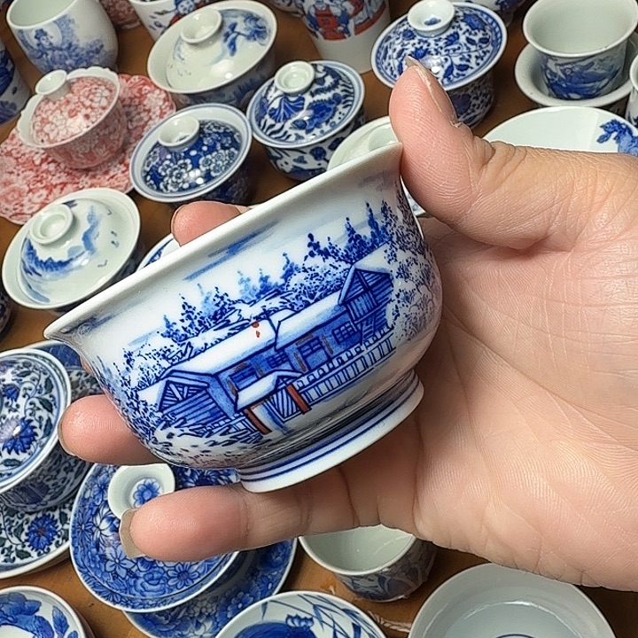 手绘雪景卢氏杯福利款