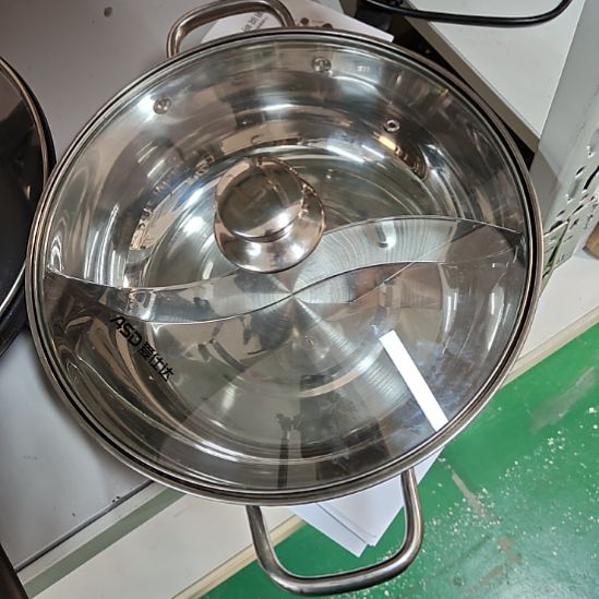 家用30厘米不锈钢鸳鸯锅