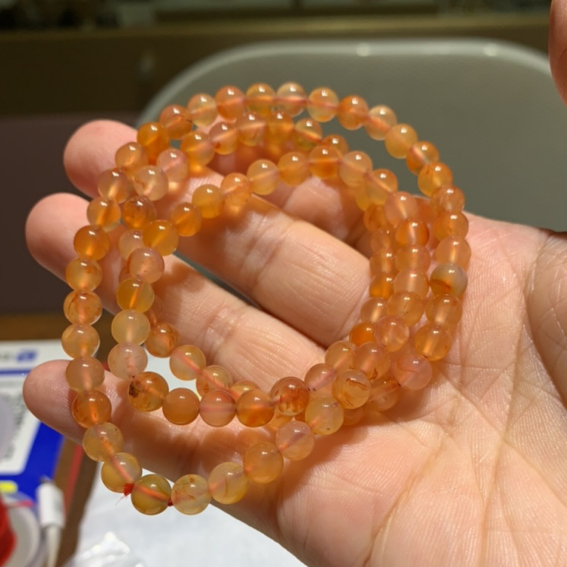 6毫米天然玛瑙手串