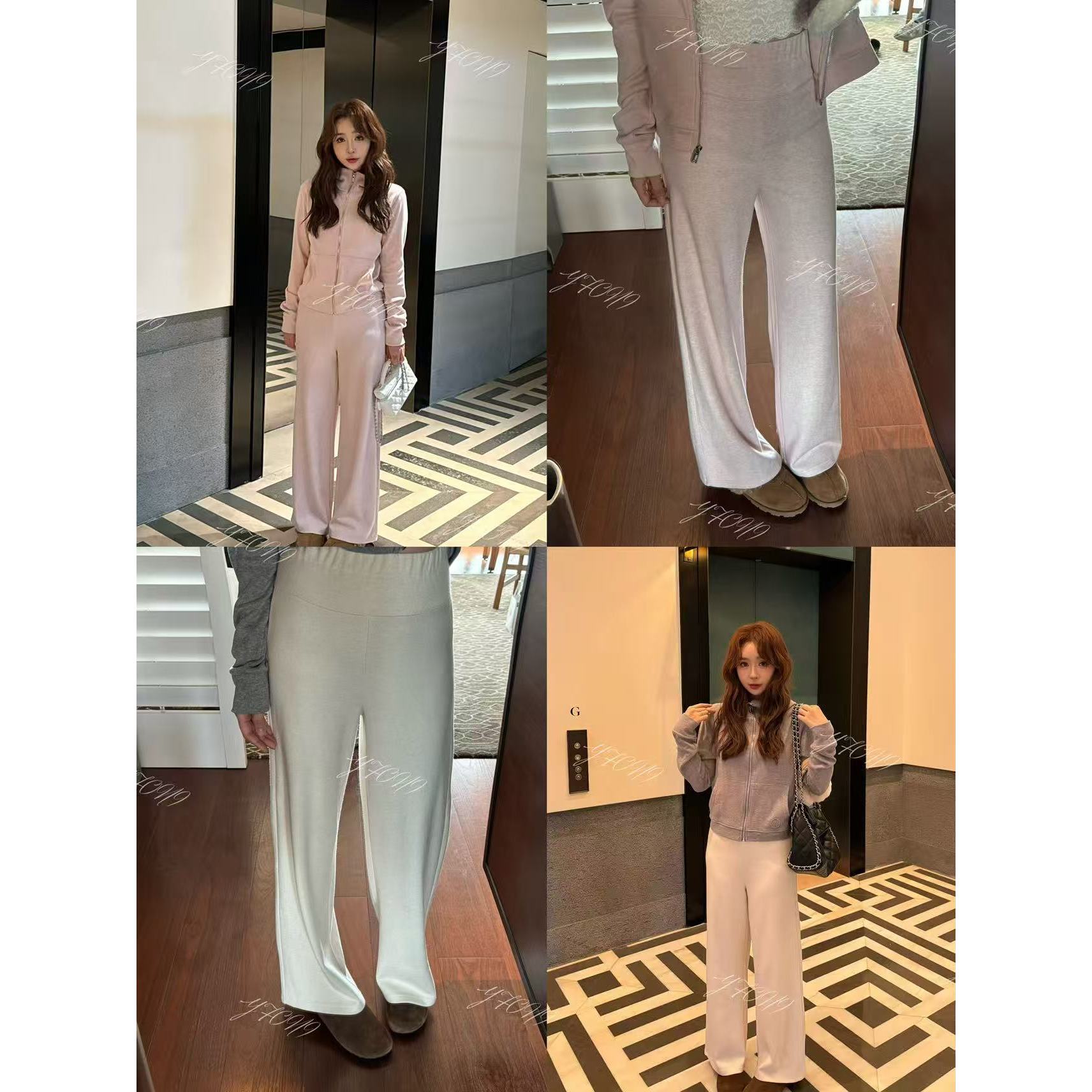 【YFONI】Lulu糯糯裤~糯糯外套韩系套装