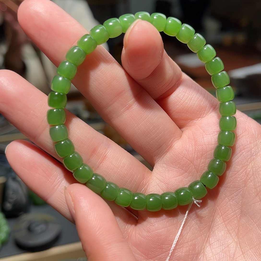 和田玉手链未镶嵌