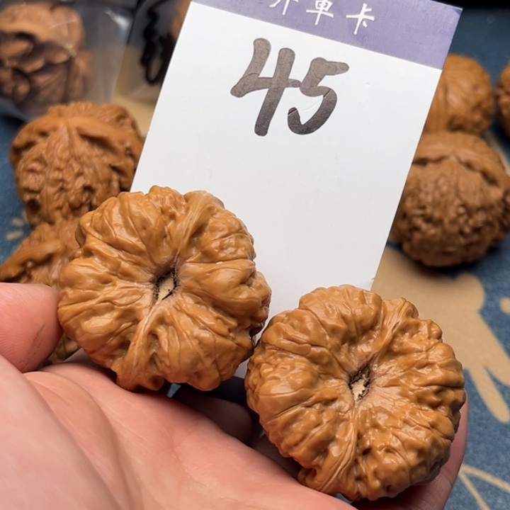 文玩核桃吊坠蛤蟆 41精修 45