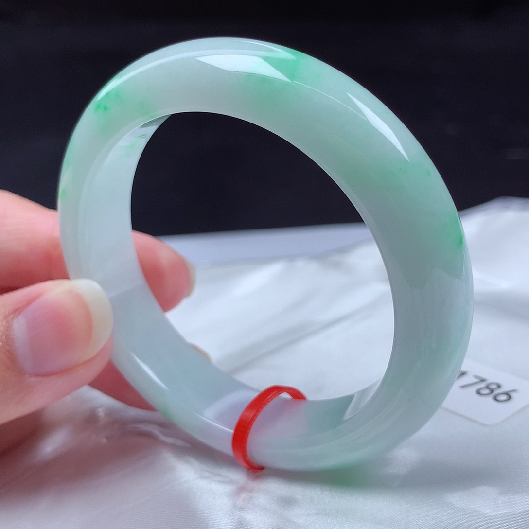 翡翠未镶嵌手镯50圈s61786