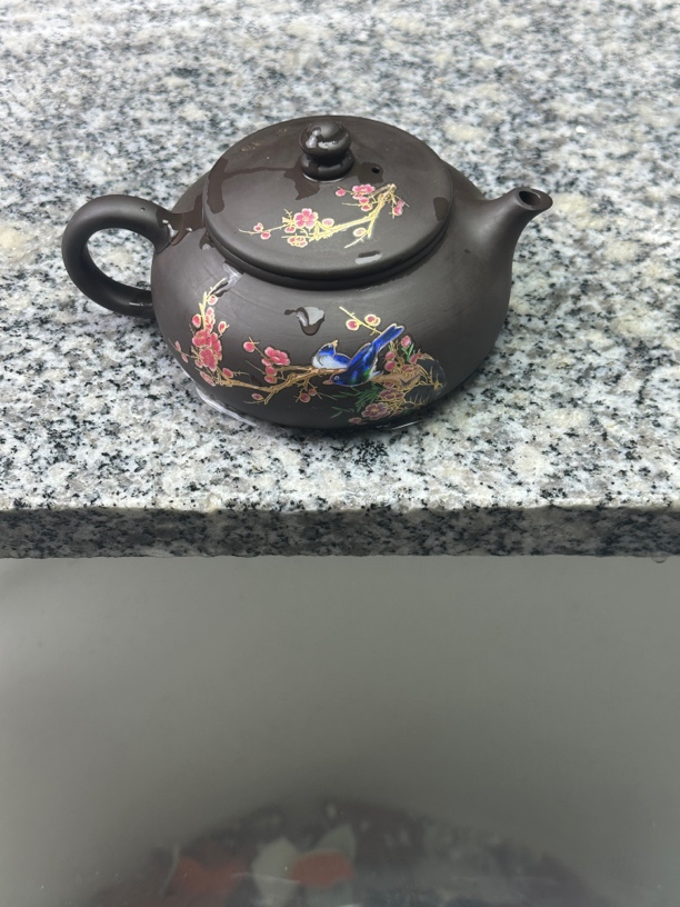 原矿紫砂寒江喜上眉梢紫砂壶