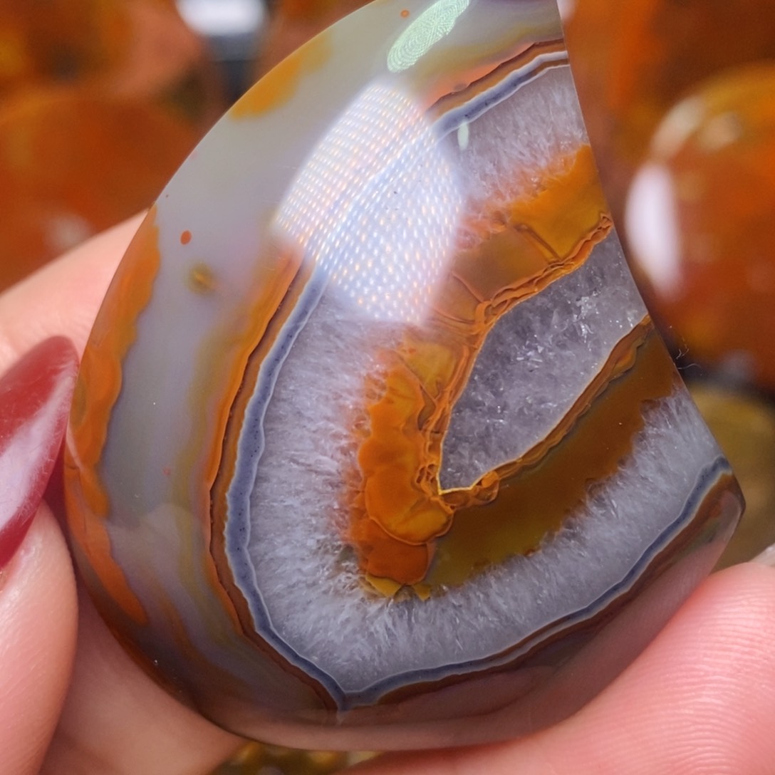 玛瑙/玉髓未镶嵌吊坠(不含链)