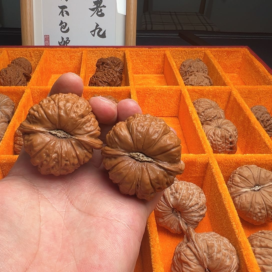 46 南瓜 全品 毕业 文玩核桃