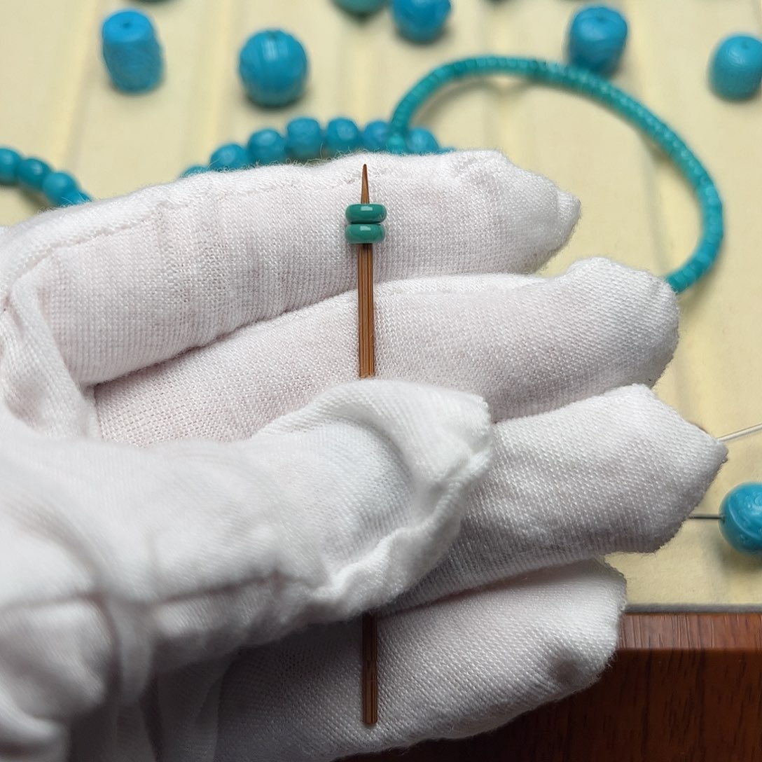 绿松石未镶嵌无镶嵌天然绿松石隔片4.5