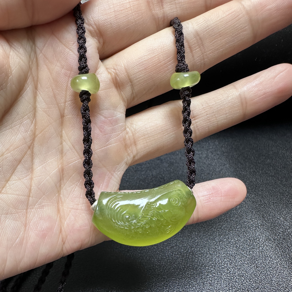 精品岫玉，吊坠，锁骨
