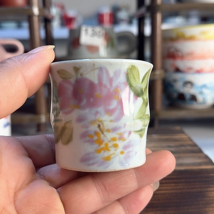 景德镇陶瓷竹节小杯杯