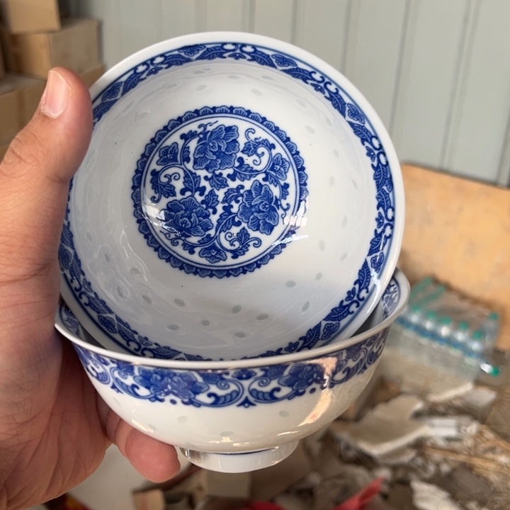 陶碗景德镇高温细白瓷餐具