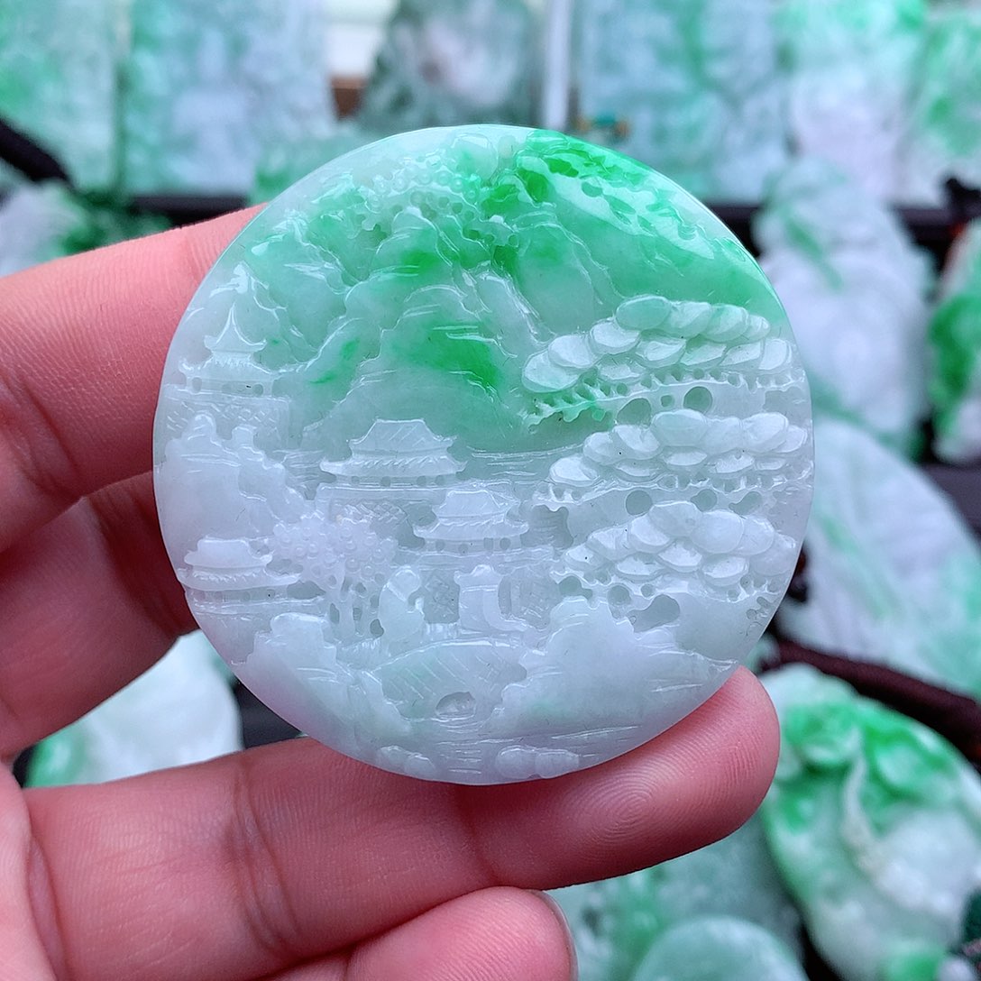 翡翠吊坠(不含链)未镶嵌