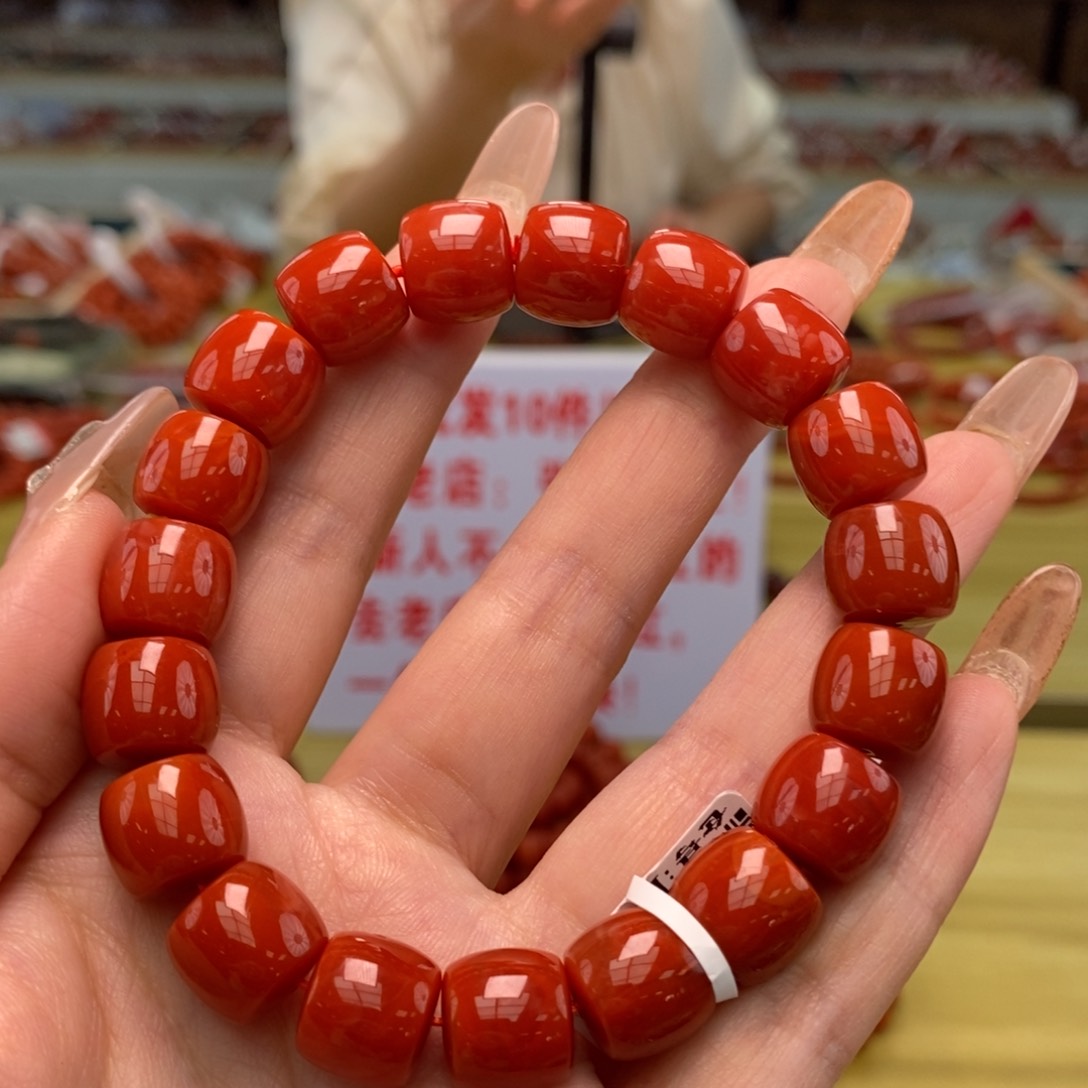 南红玛瑙手串11未镶嵌