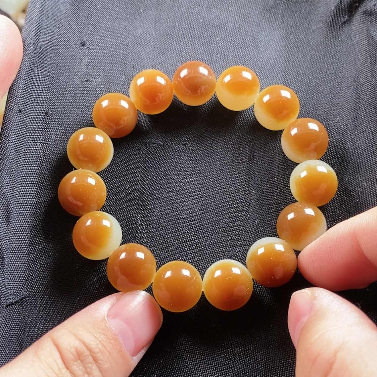 【闪购商品】和田玉（糖玉）手链未镶嵌
