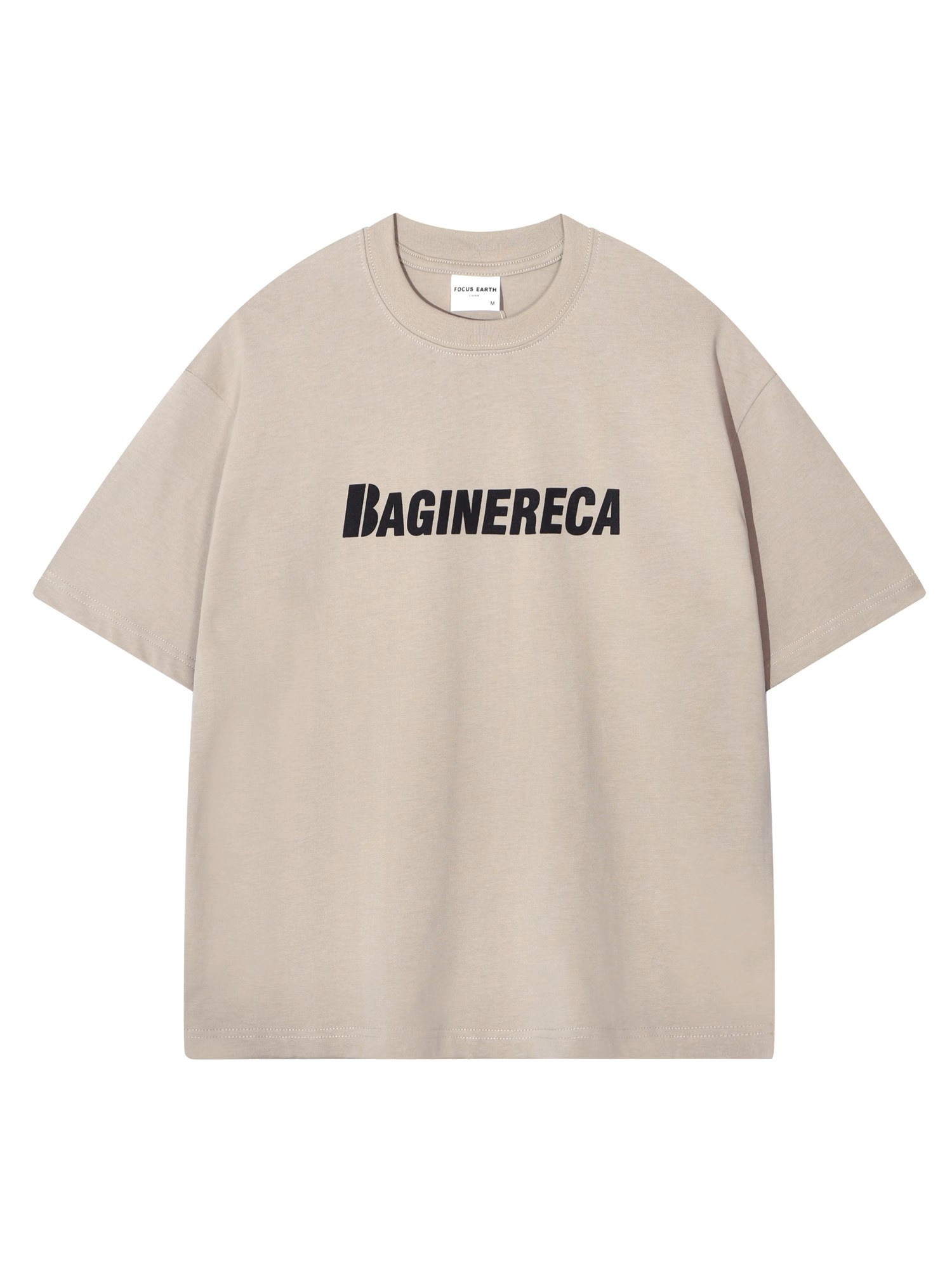 巴黎T恤宽松大版男士纯棉休闲夏季半袖百搭情侣潮流港宽