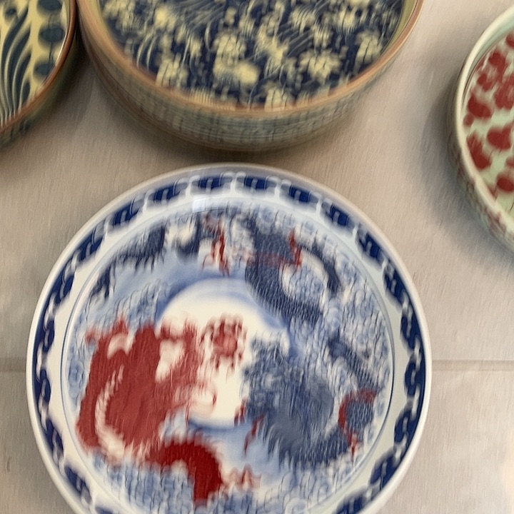 杯景德镇双龙戏珠大壶承