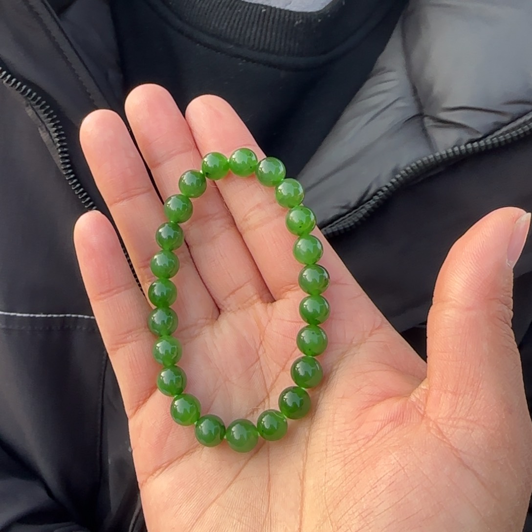 和田玉手串未镶嵌