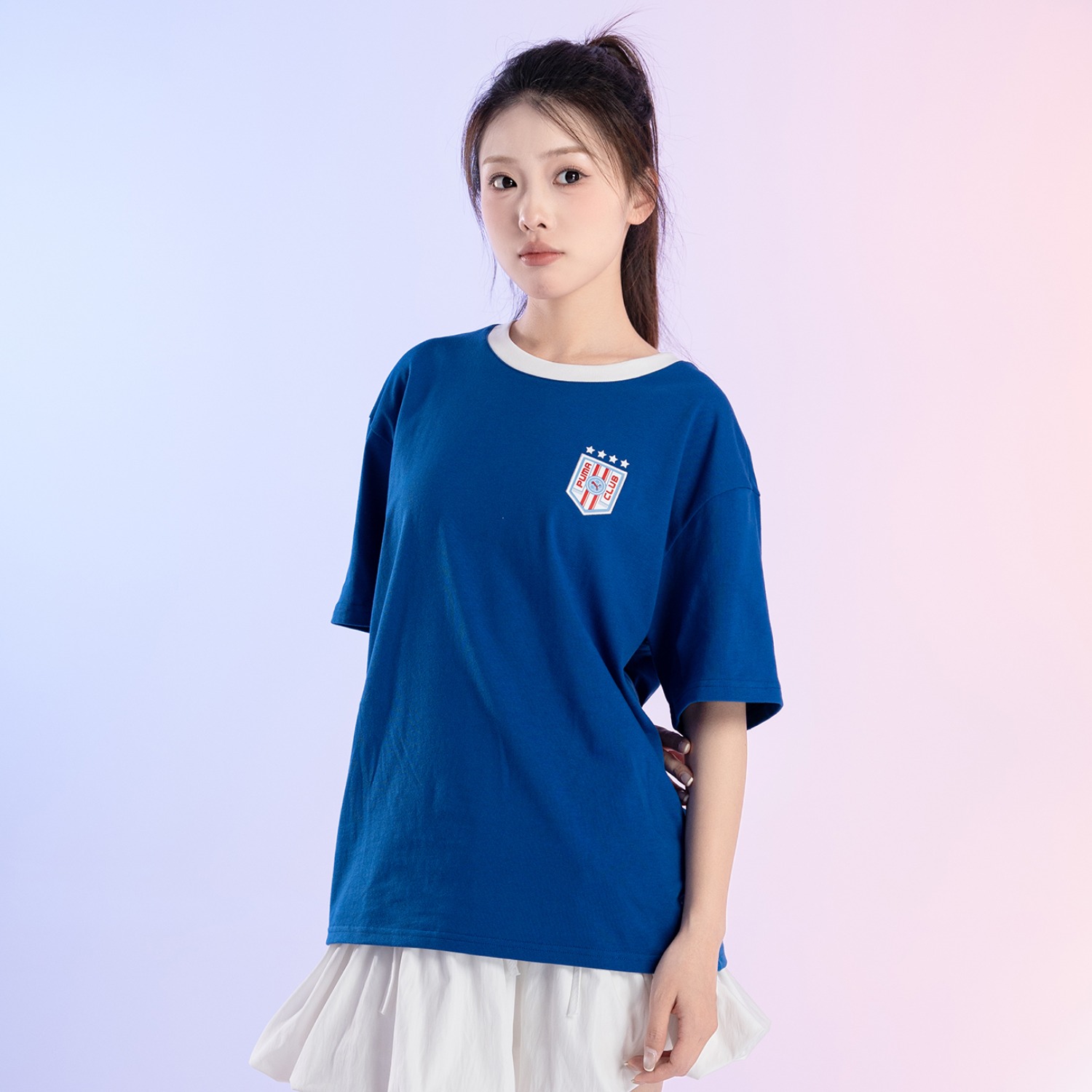 puma彪马情侣短袖男女装2025夏季新款运动服全棉透气T恤631722