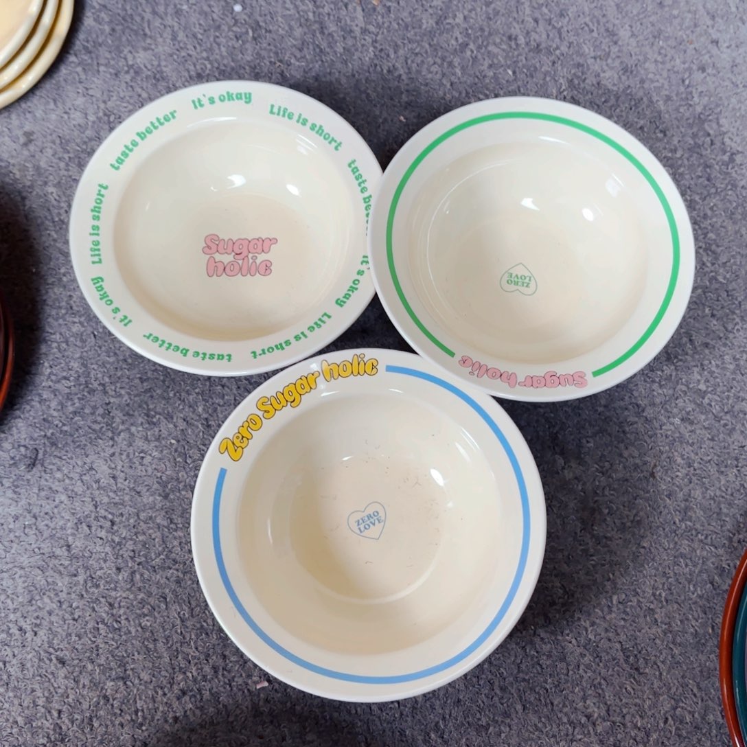 陶瓷飞碟碗一个款式备注