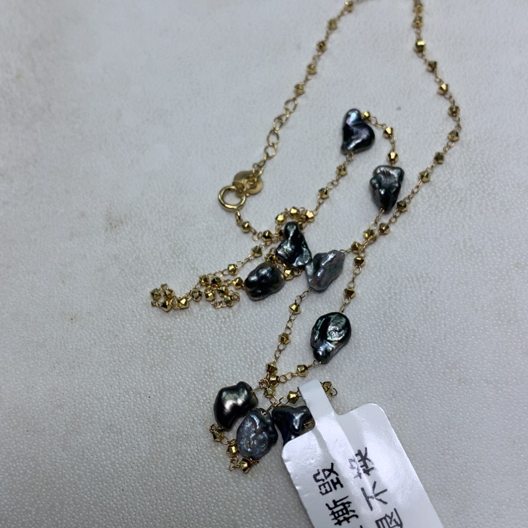 海水珍珠18K金镶嵌颈饰