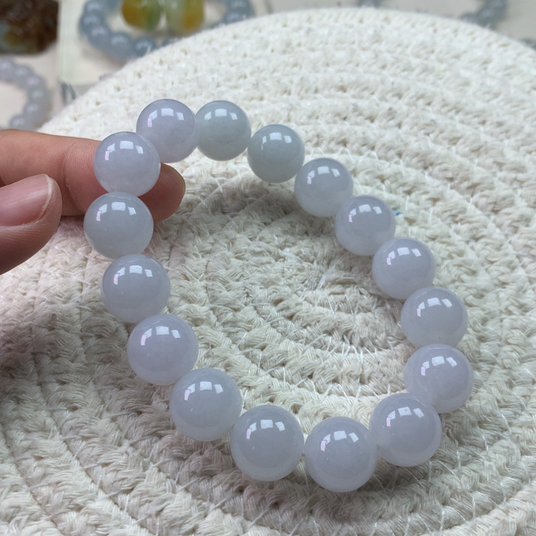 翡翠未镶嵌颈饰天然翡翠卡12手串定金