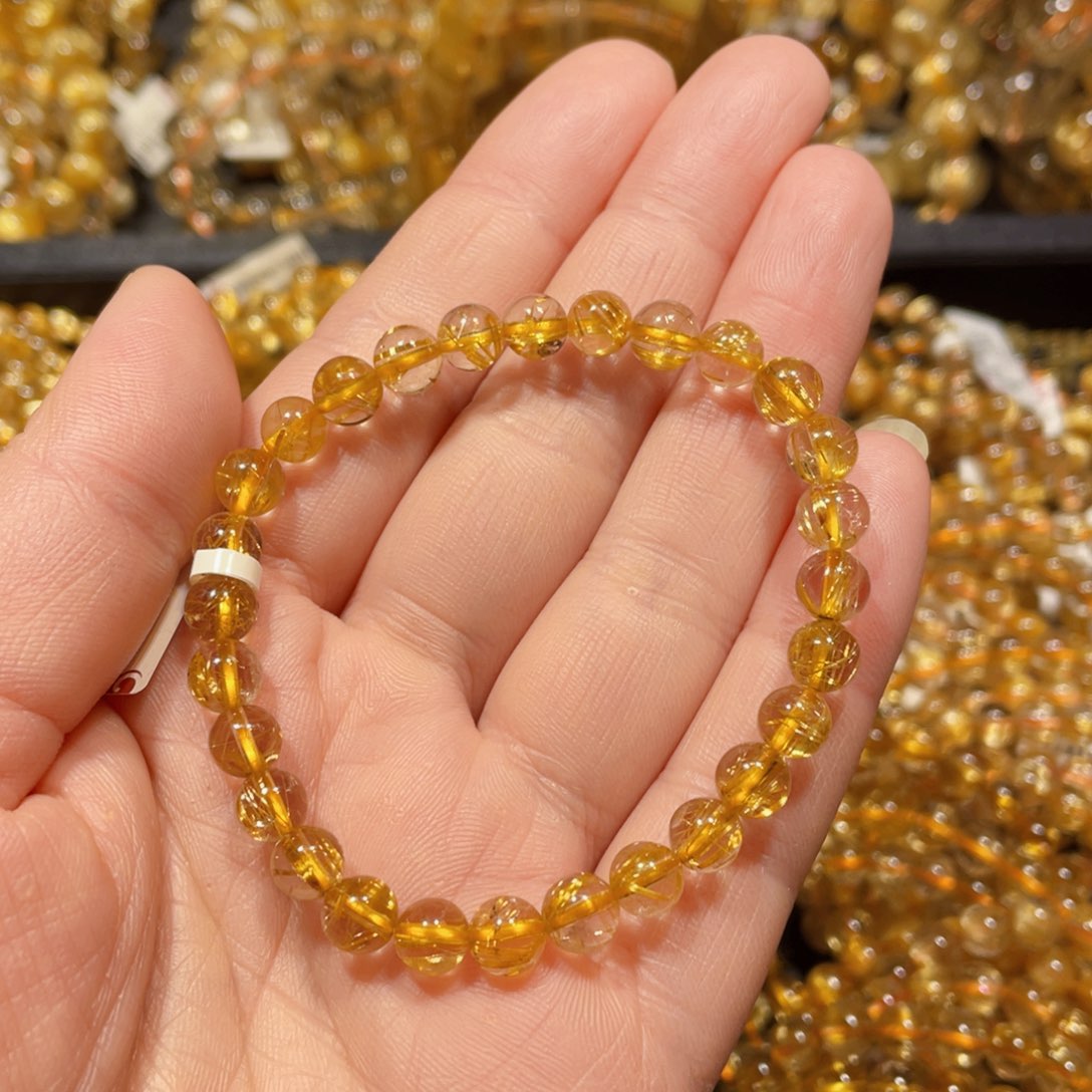 水晶手链未镶嵌天然水晶手链