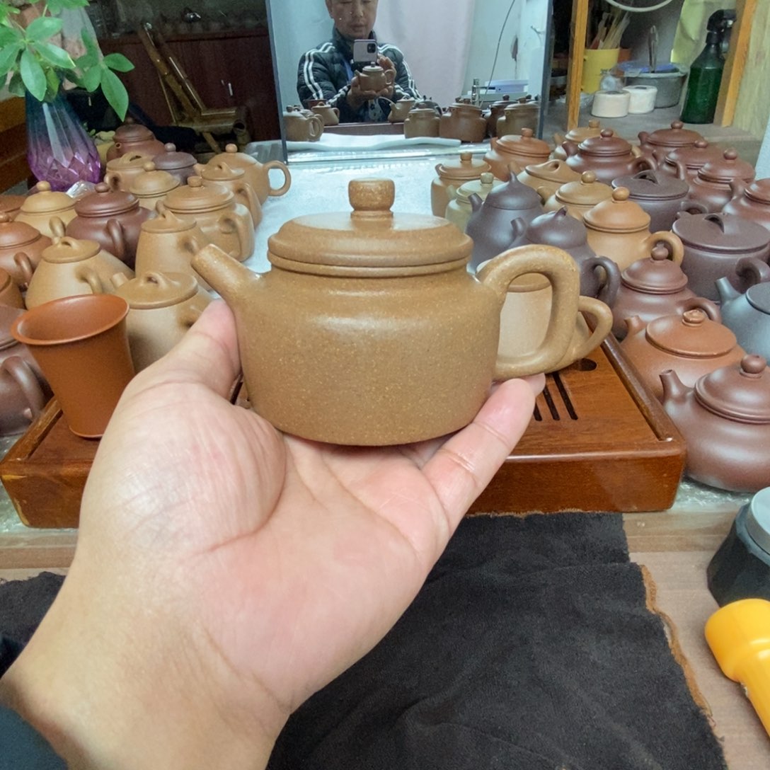 句***仔茶壶紫砂青降零添加德中壶150 cc