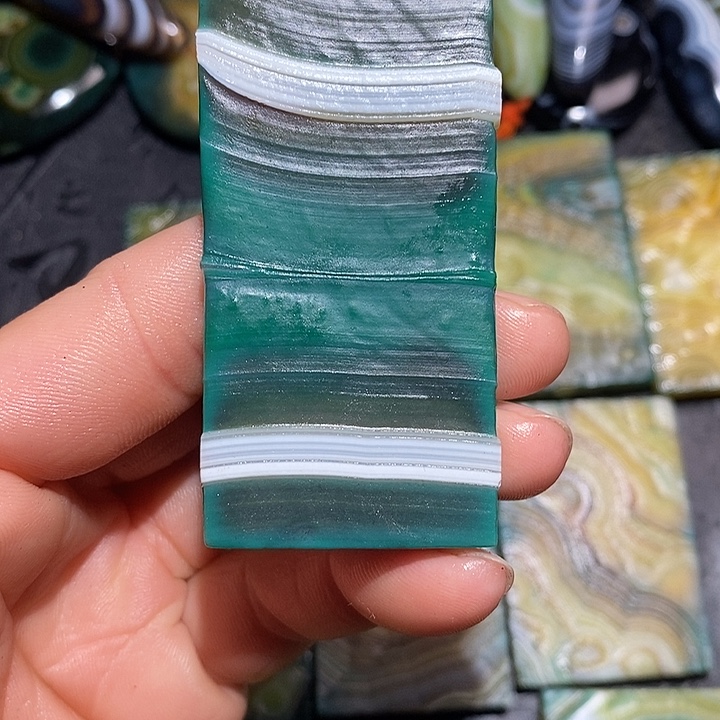 玛瑙/玉髓合金颈饰