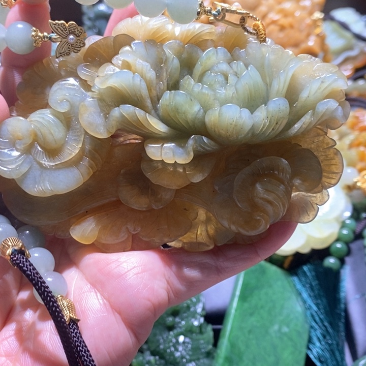 岫玉毛衣链未镶嵌