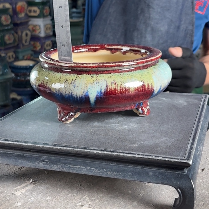 一风堂石湾花盆 内15*5