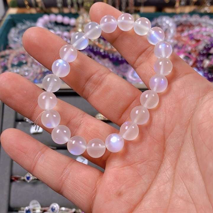 月光石手链未镶嵌默认微瑕