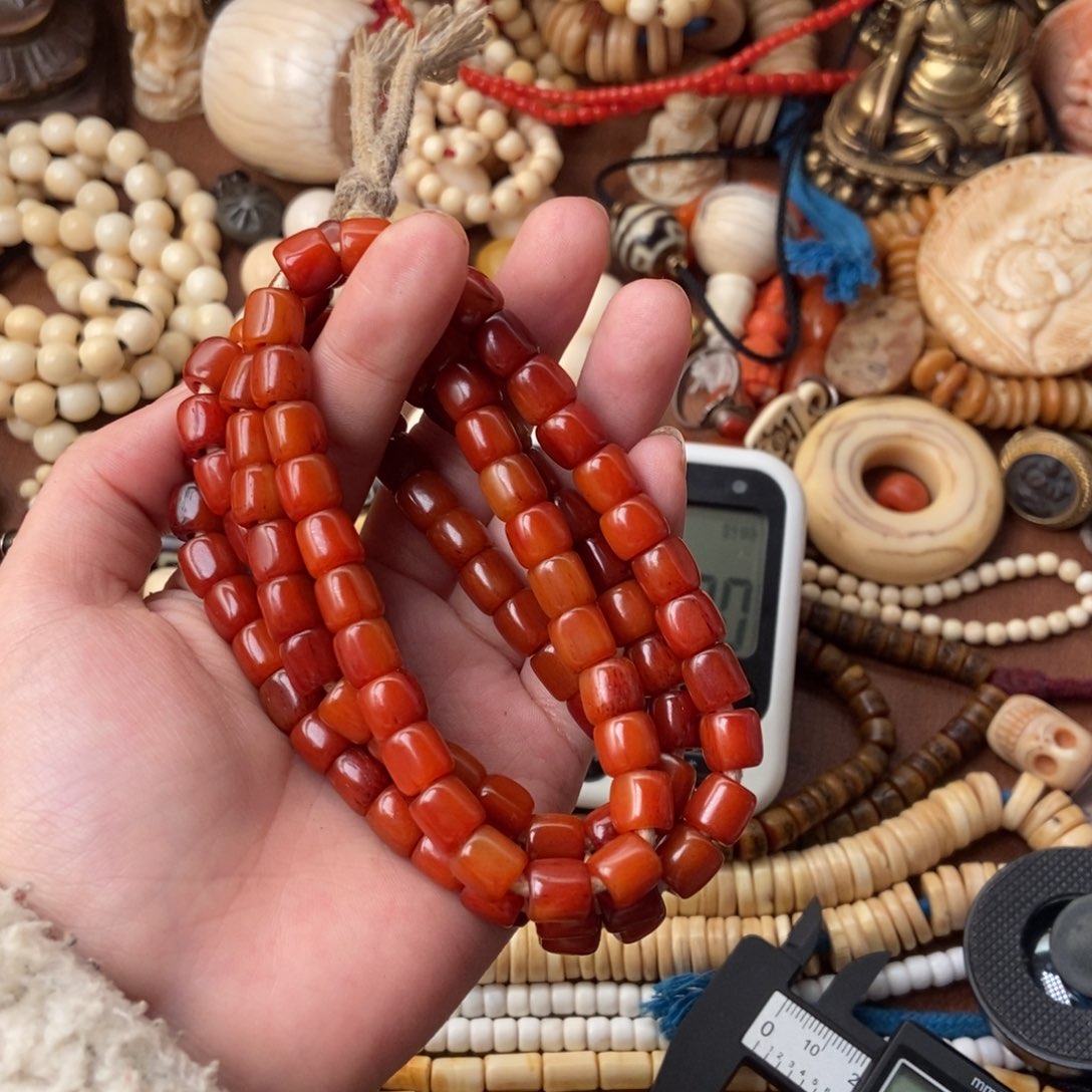 香榧木雨**虹喜马拉雅珠串