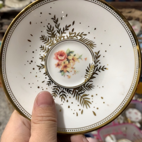 瓷片微瑕陶瓷处理介意请慎拍12厘米