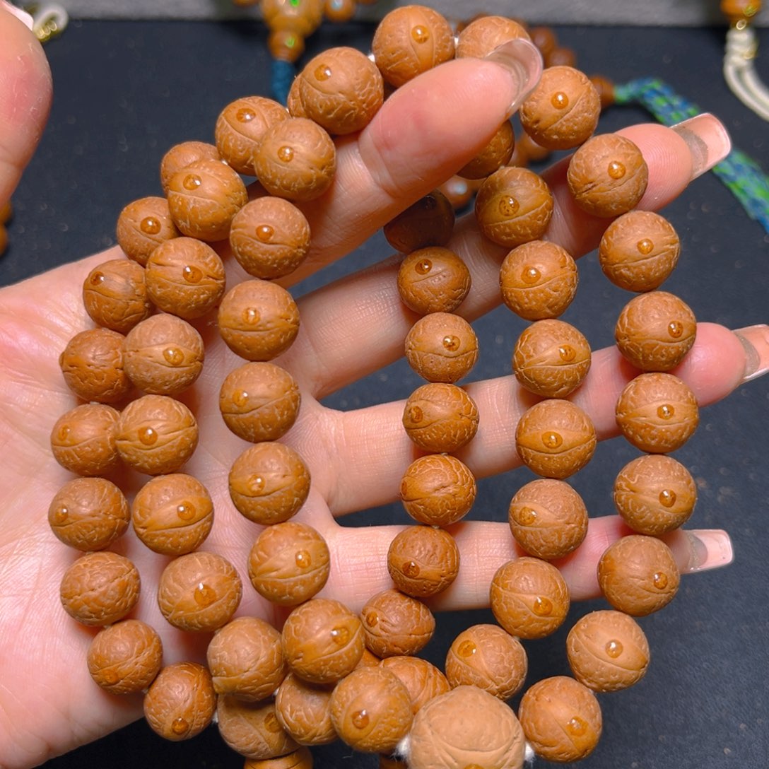 凤眼菩提吊坠12mm精品手串