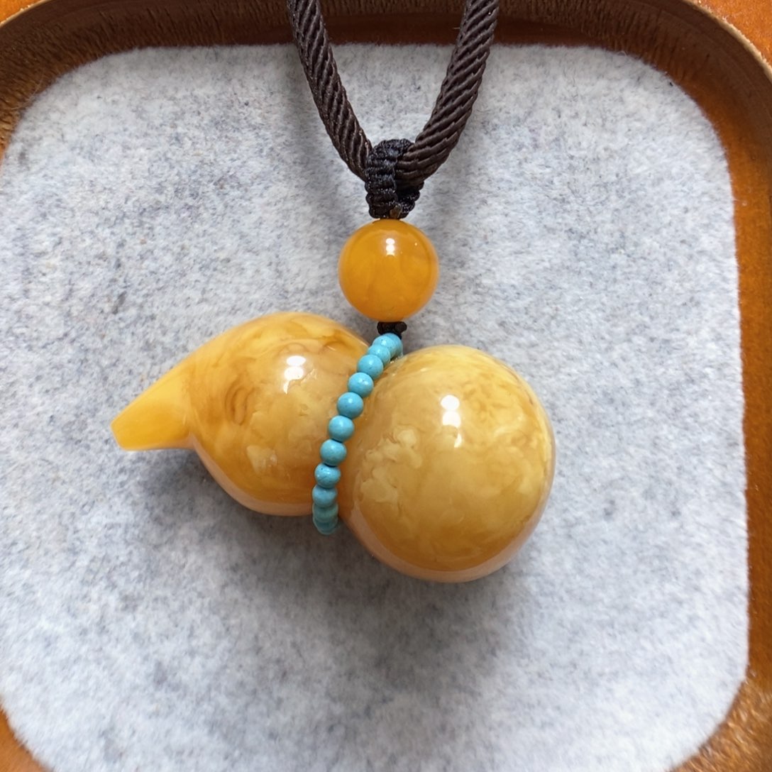 蜜蜡颈饰未镶嵌蜜蜡