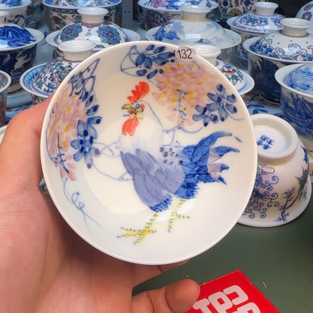 彦祖纯手工手绘茶具132