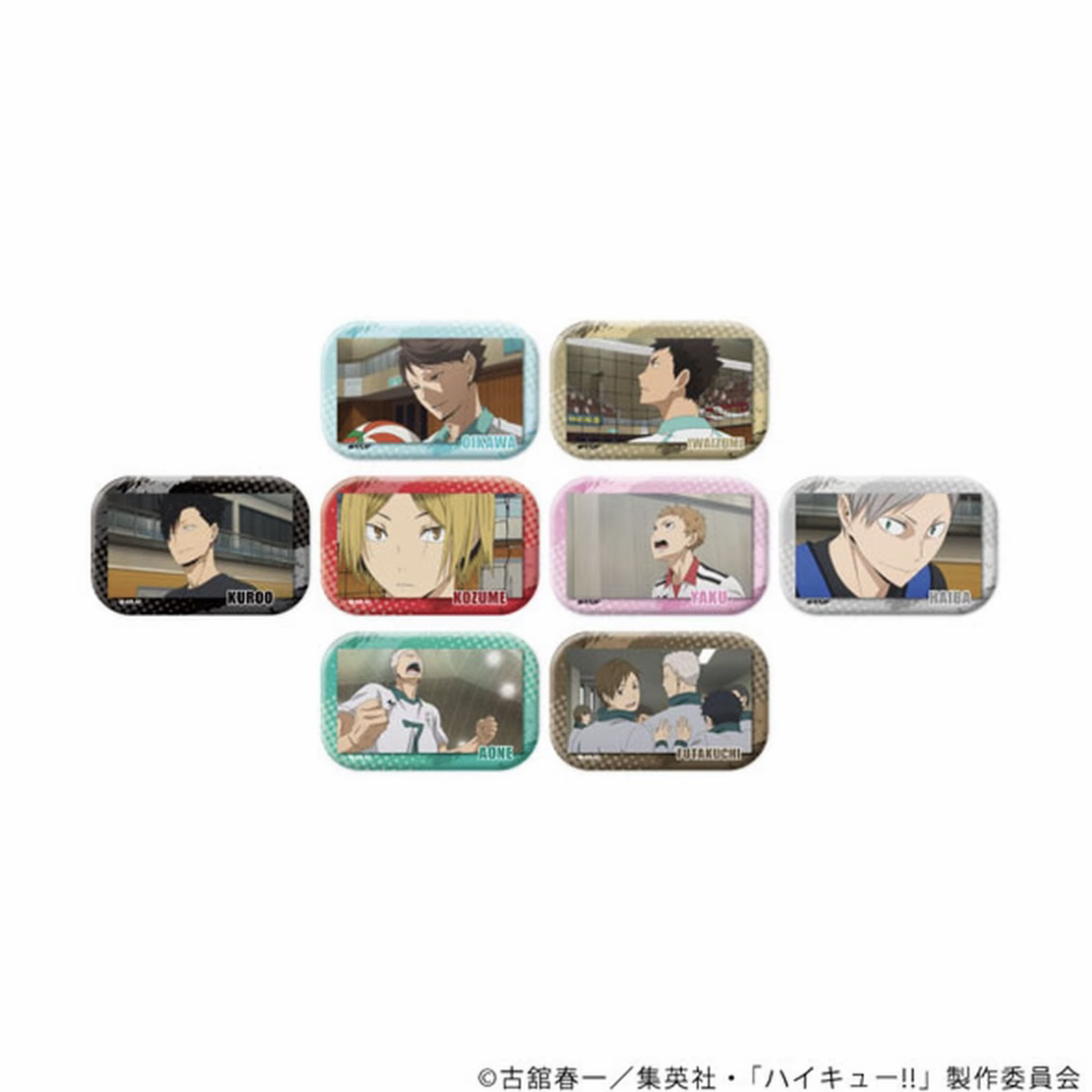 大清仓 【正版日谷】排球少年 A3场面写方吧唧 B池 徽章盲盒