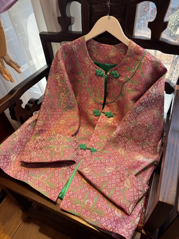 『锦瑟』原创设计高端重工刺绣织金百搭手工盘扣新中式唐装上衣