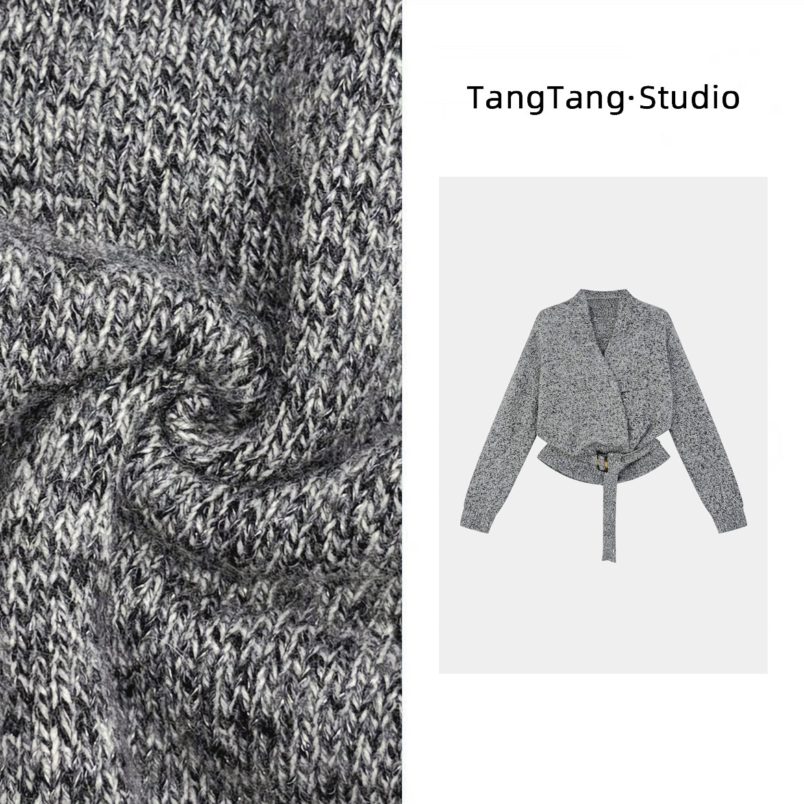【TangTang·Studio】腰封毛衣时尚气质显瘦女装毛衣-113982