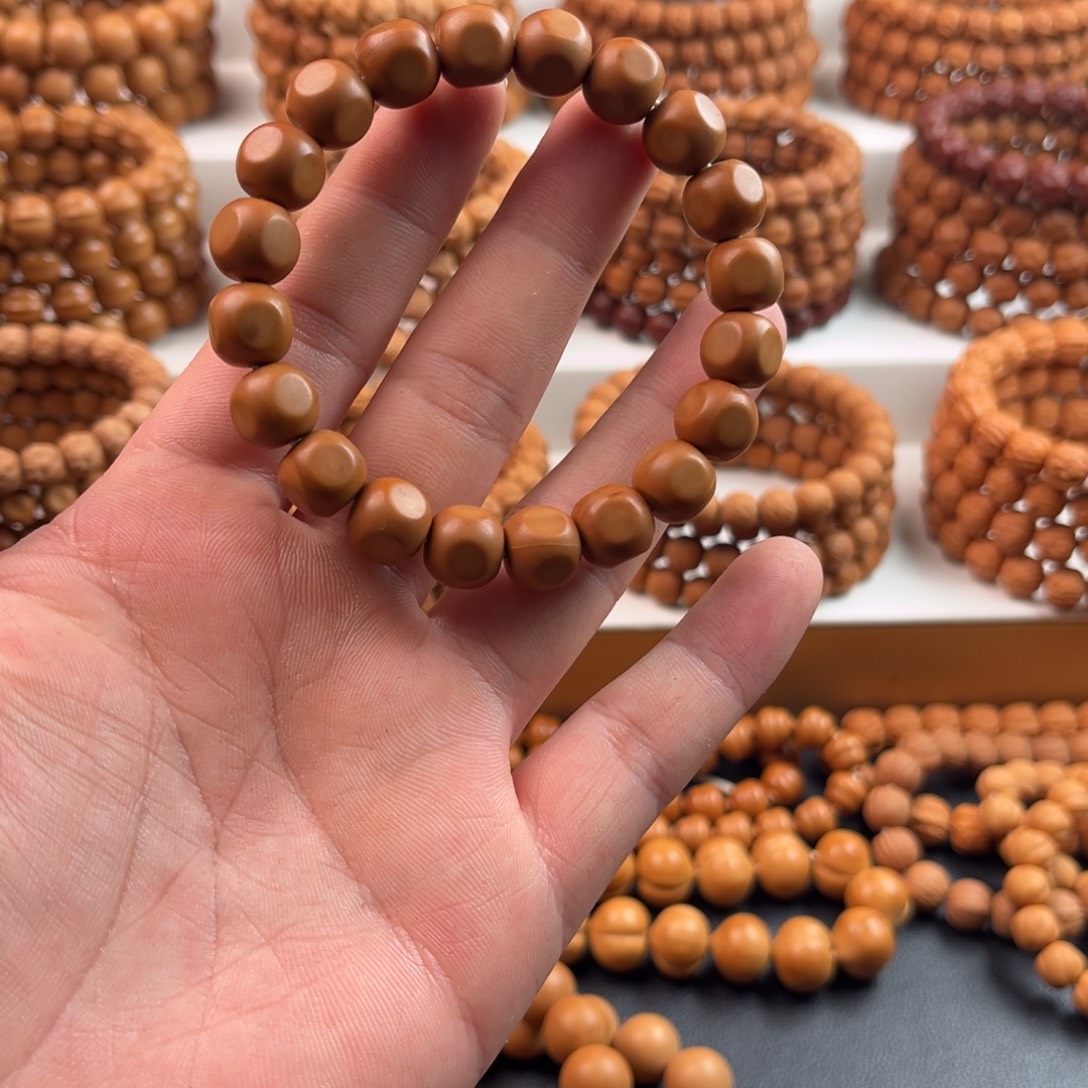 猴头核桃手串反油微瑕六方10尺寸 介意勿拍