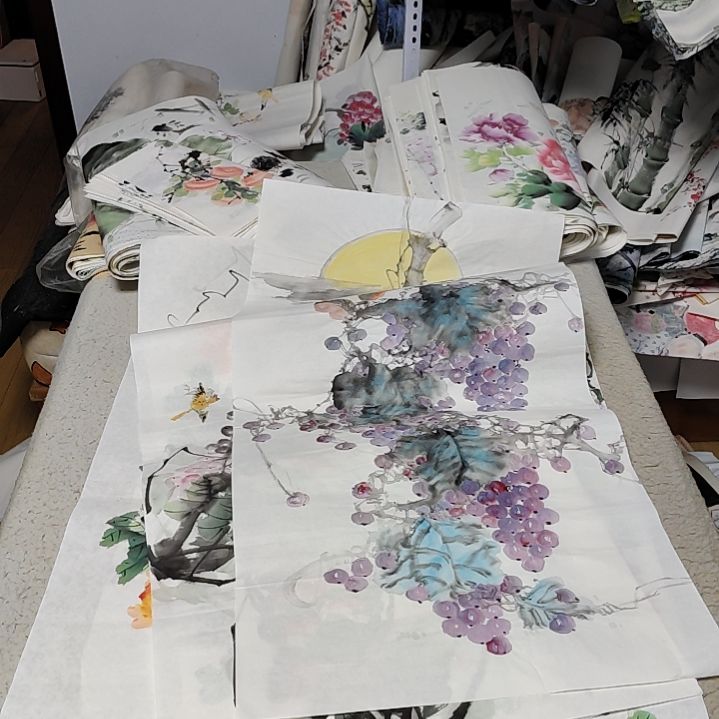 一***墨国画落款后台备注