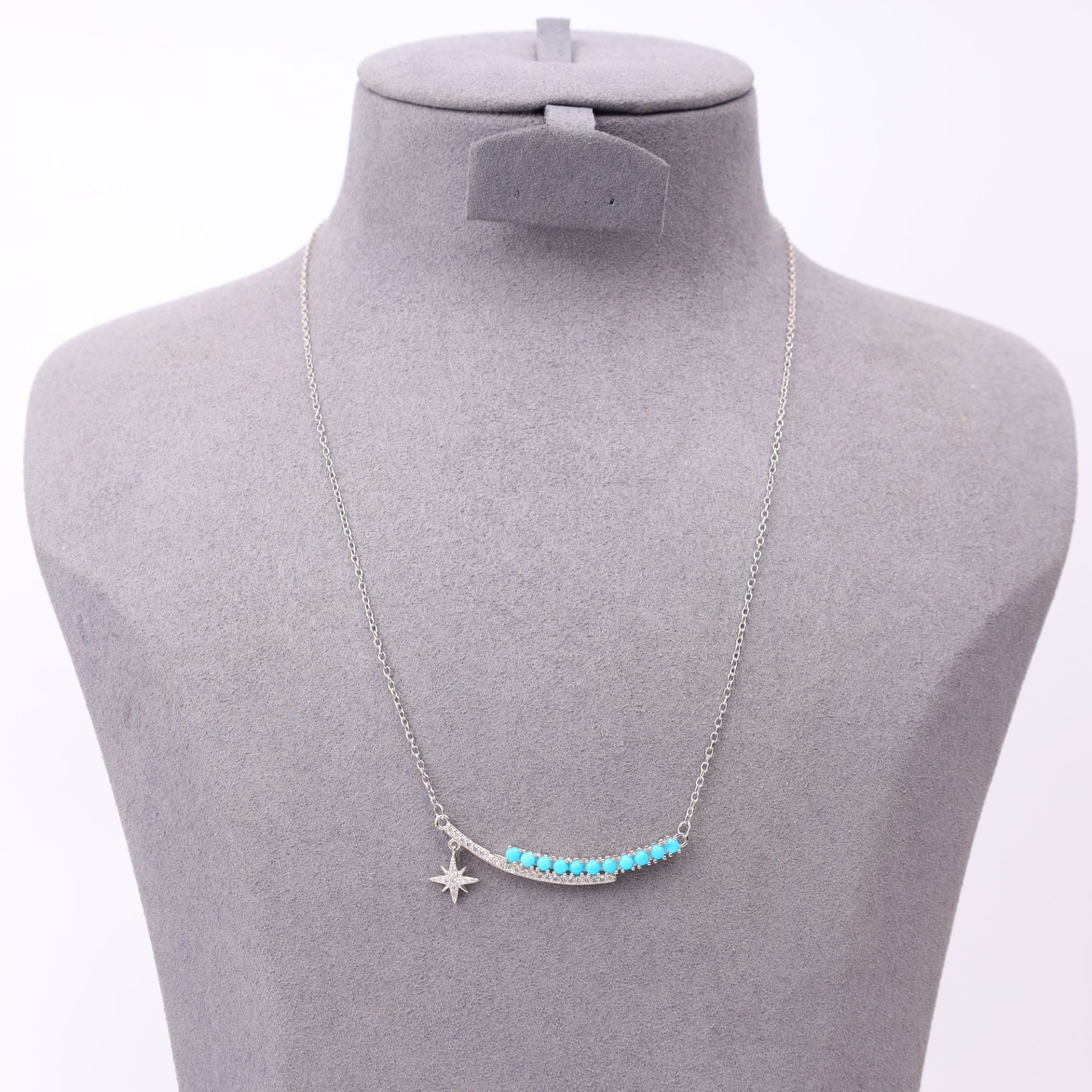 【心如珠宝甄选】绿松微笑项链LL620