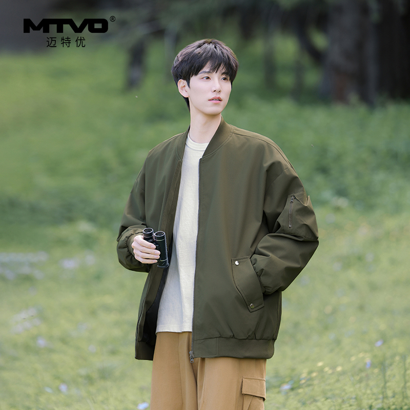 MontVoo/迈特优春秋美式休闲潮流防水夹克百搭男春季男士秋季2466