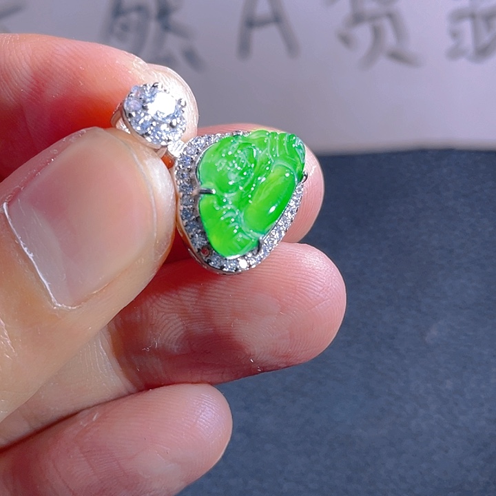 翡翠颈饰银S925镶嵌08888888888