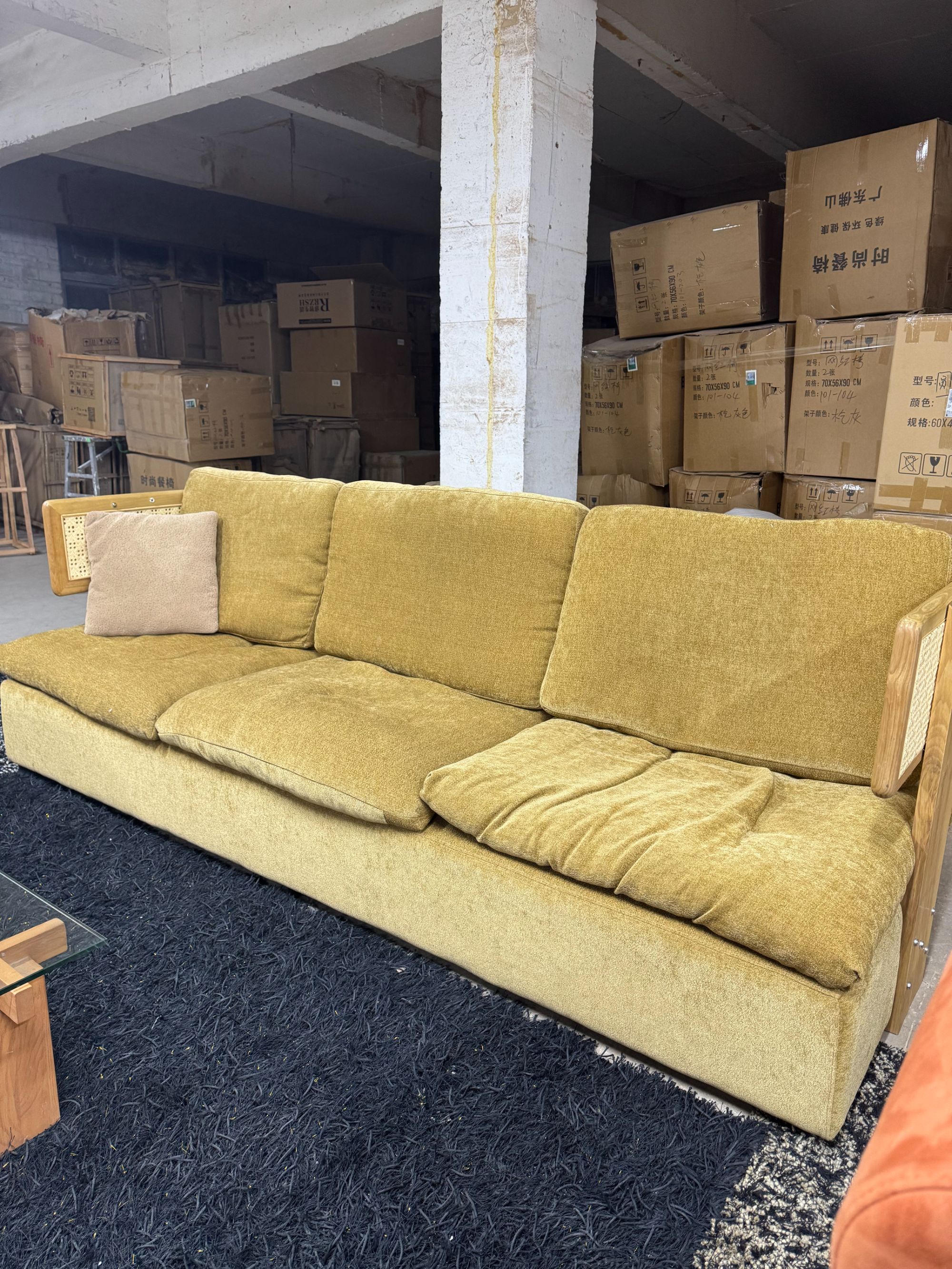 PYBL-SF02卡西林实木沙发，99新，不包售后