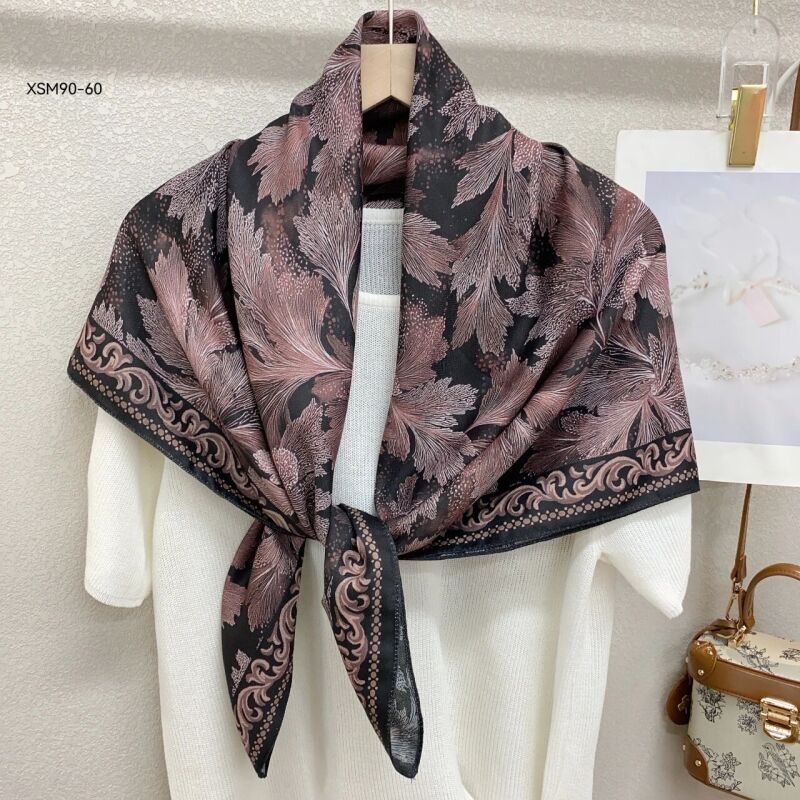 【B112】紫藤幽梦 丝毛方巾 围巾90*90左右