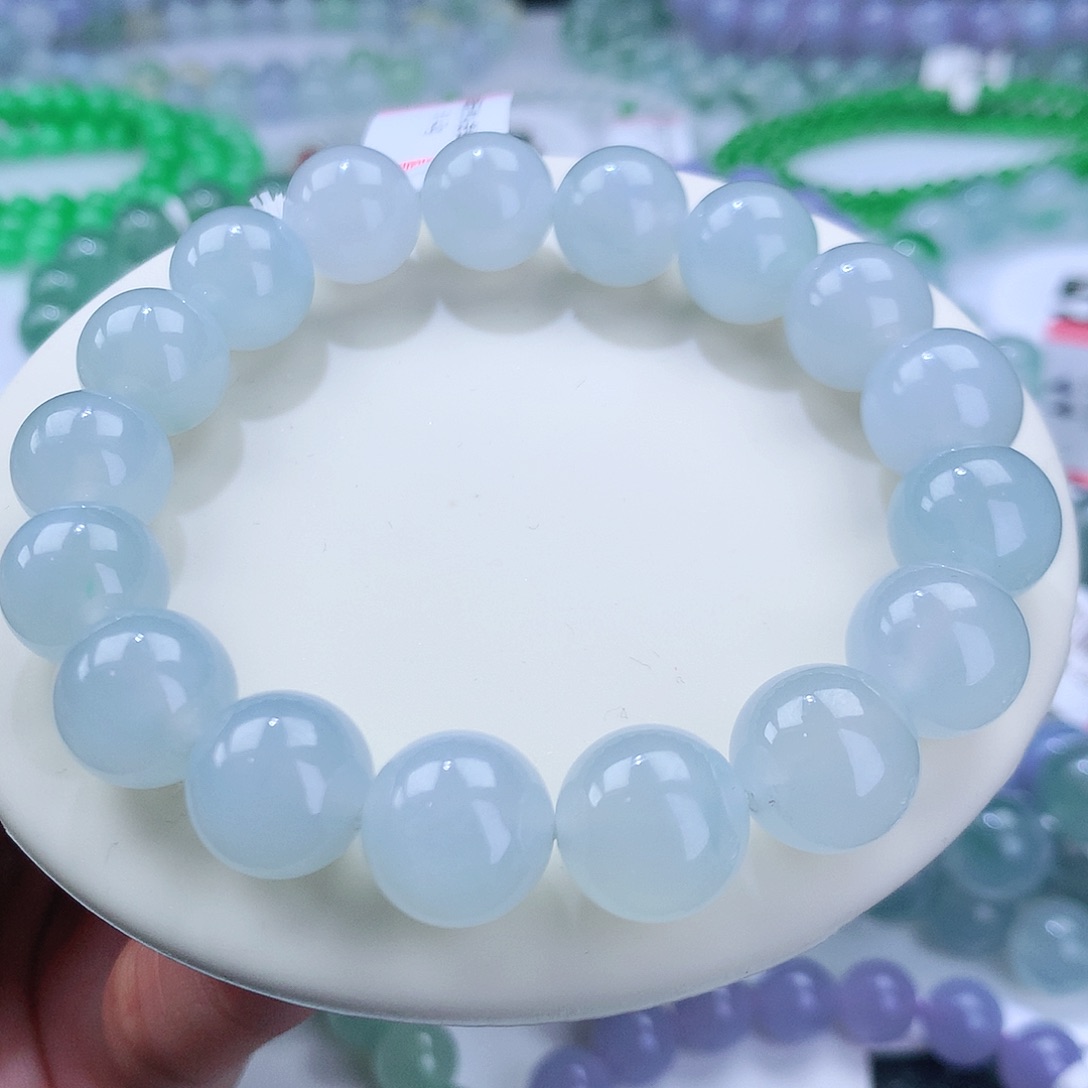 翡翠手串未镶嵌卡12
