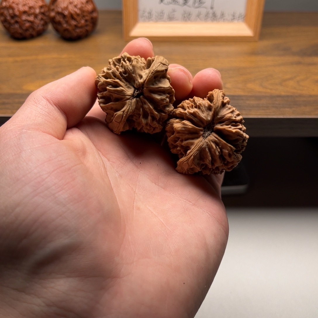 核桃手串/手链有色差