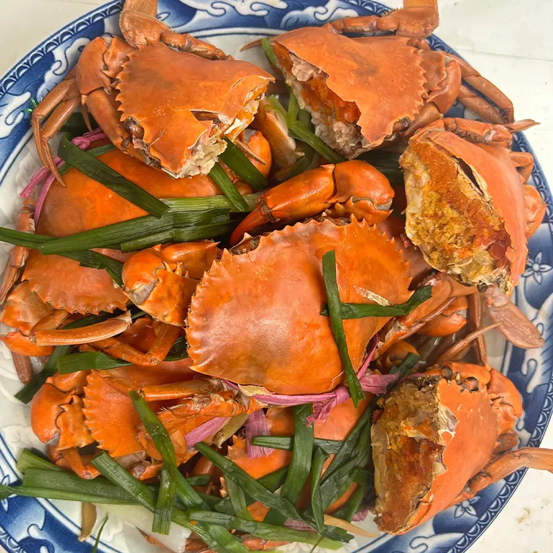 2【买3只在送3只】青蟹螃蟹活发到家母蟹有膏有黄2-3两/只红膏蟹