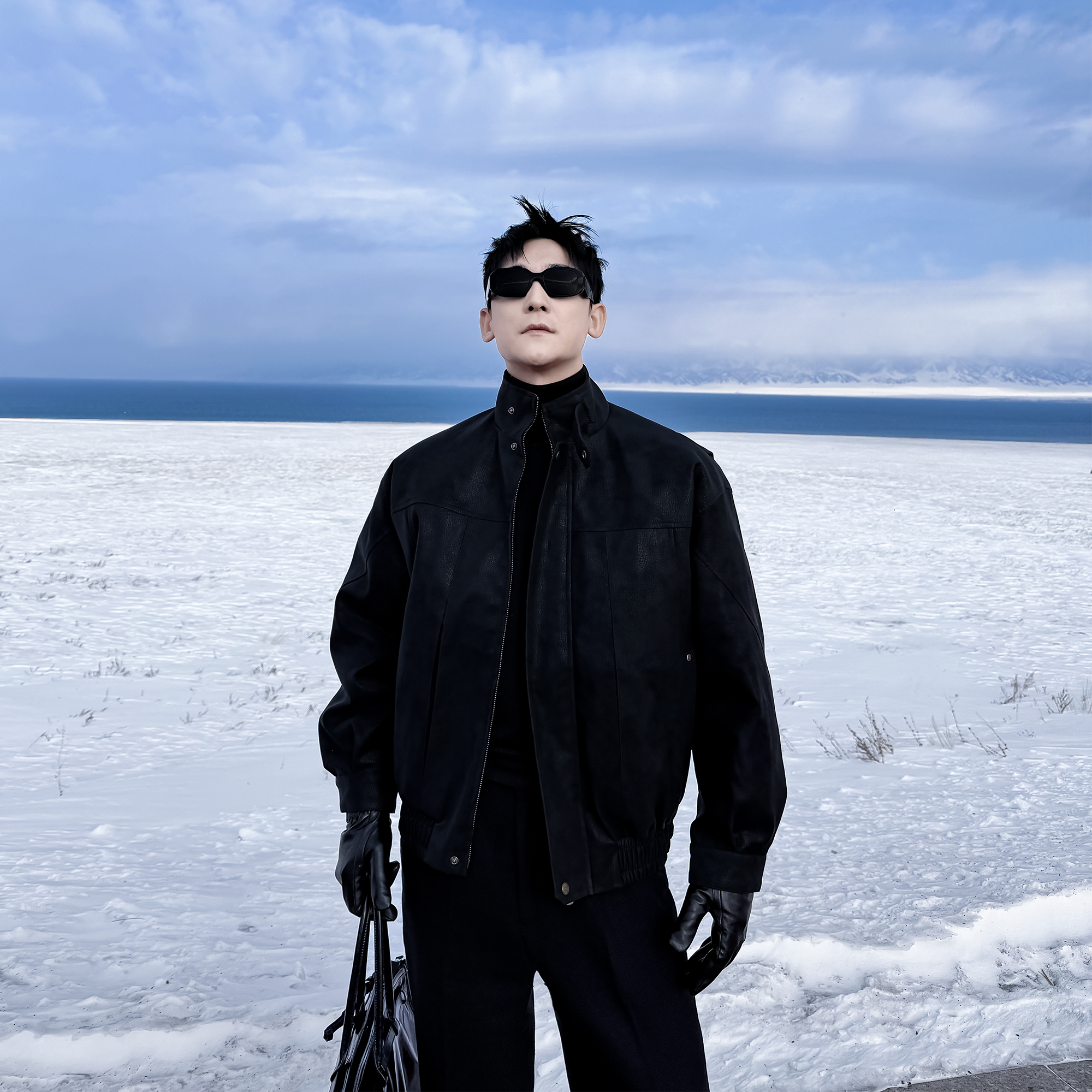 【DAIO ETHAN】【费城南特里加】立领男长款羽绒服白鸭绒保暖外套