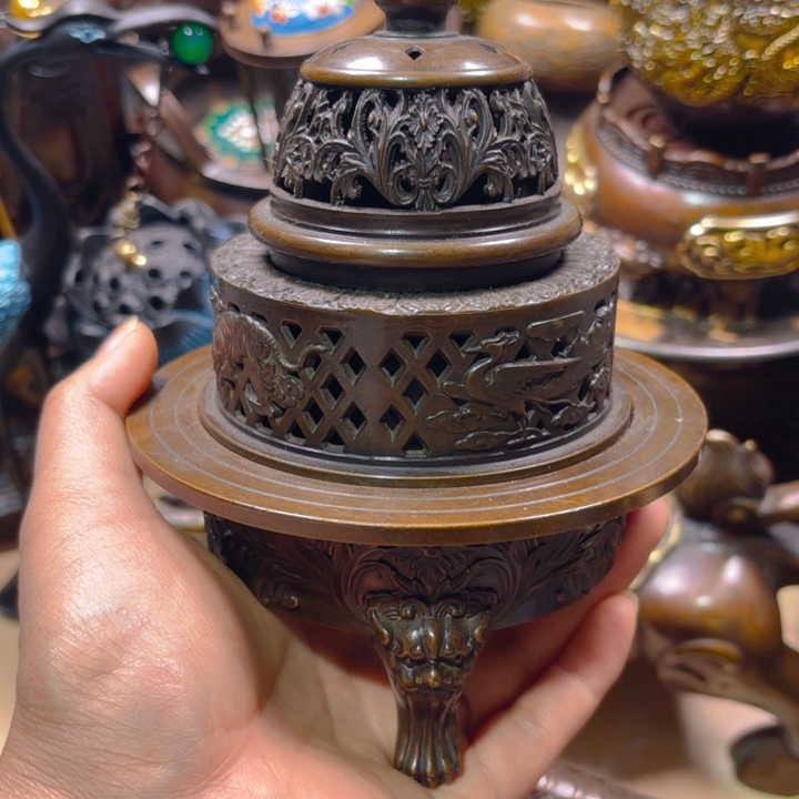 铜器摆件收收藏藏